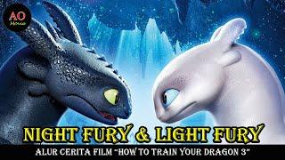 NIGHT FURY & LIGHT FURY | ALUR CERITA FILM HOW TO TRAIN YOUR DRAGON 3 THE HIDDEN WORLD