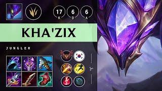 Kha'Zix Jungle vs Graves: Rampage - KR Grandmaster Patch 14.22