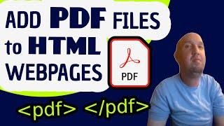 How to Add PDF Files to HTML Web Pages Using PDF JS Library  | PDF Viewer
