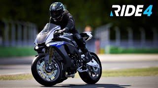 RIDE 4 - YAMAHA YZF R1M CUSTOMIZATION | FIRST PERSON GAMEPLAY