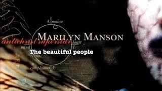 Marilyn Manson - The beautiful people перевод (на русском).