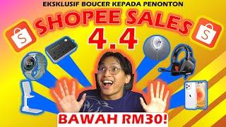 Bawah RM30 pun dah dapat Gadget Menarik Senarai Barangan Shopee Sales 4.4 2021| BANYAK VOUCHER !