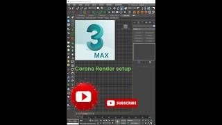 Corona Render Setup // 3ds max // Save corona Render Setup #youtubeshorts