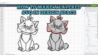 How to make layered SVGs in Design Space - Cricut