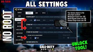 How To Unlock 120 FPS In Call Of Duty Mobile With Evolution X ROM | No Root