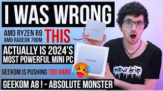2024's Most Powerful Mini Computer!! - Geekom A8 Mini PC Review & Test (Dual 4K Vid + Gaming Test)