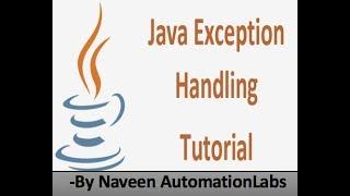 Exception Handling in Java