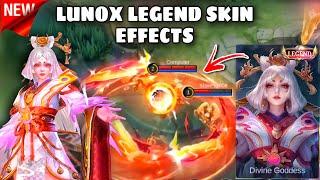 LUNOX LEGEND SKIN OFFICIAL EFFECTS, VOICE LINES & ENTRANCE ANIMATION!