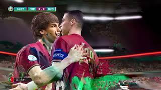 PES 2021 EURO 2020 Hungary Vs Portugal 0-1 Group stage - Group F Gameplay 4K