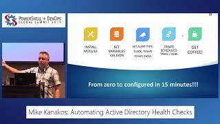 Automating Active Directory Health Checks by Mike Kanakos