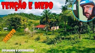 Mesmo com medo eu entrei no sitio abandonado 