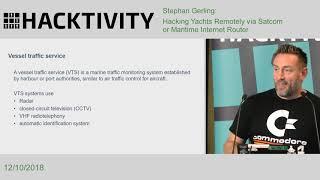 Stephan Gerling - Hacking Yachts Remotely via Satcom or Maritime Internet Router