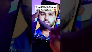 What if Rohit Sharma Australian hote️ #rohitsharma #ibispaintx #ibispaint  #indvssl