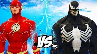 THE FLASH VS VENOM - EPIC BATTLE