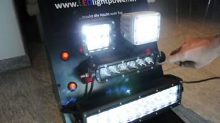 LED Arbeitsscheinwerfer, LED Lichtbalken DAKAR Edition by LEDlightpower.ch