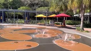 Wonderful fountain in East shores park, Gladstone, Australia