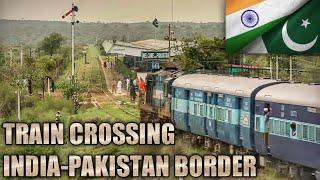 TRAIN CROSSING INDIA PAKISTAN BORDER 2020  @IndianInfraMan