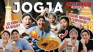 WASEDABOYS KE JOGJA! COBAIN OSENG MERCON TERPEDAS & ES KRIM 64 RASA!? | INDONESIA TRIP 9