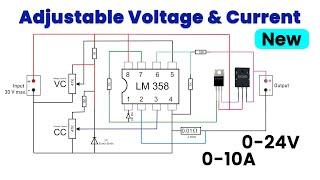 DC variable power supply Adjustable voltage and current Regulator
