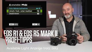 Canon Academy Quick-Tipp: Livebildvorschau trotz Blitz mit Canon EOS R1 & EOS R5 Mark II