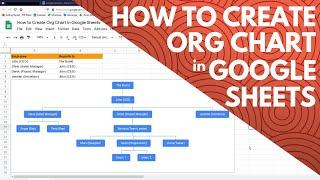 How to Create Org Chart in Google Sheets