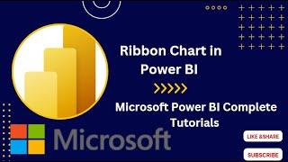 Ribbon Chart in Power BI Tutorials for Beginners Power Bi Tutorials| Power BI chart Know with Reshu