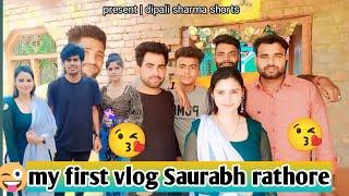 my first vlog with saurabh rathore team | Dipali sharma shorts @SaurabhRath0re  @sabdramebaaz