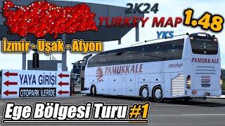 Ege Bölgesi Turu #1 İzmir - Uşak - Afyon | Yeni Türkiye Haritası 1.48 !!