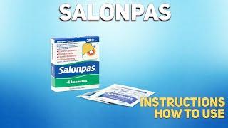 Salonpas patch (Lidocaine) how to use: To help reduce Itching and Pain