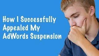 Google Ads Suspended FIX + FREE APPEAL letter