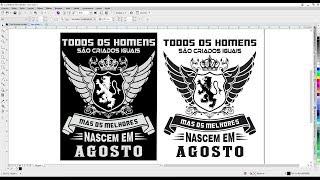 Curso Corel Draw Removendo Fundo Preto de Imagens Tutorial Sublimação