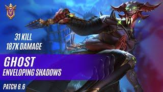 31 KILL 187K DAMAGE GHOST VATU PALADINS COMPETITIVE (GRANDMASTER) ENVELOPING SHADOWS