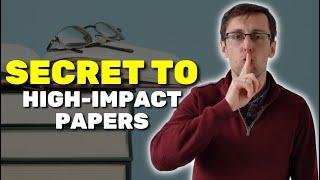 SECRET To Publish Research Papers In Top Journals (They Don't Want You To Know)