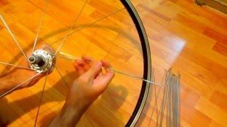 How to build a Bicycle Wheel (32 Spokes, Rear wheel, 26")