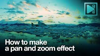 How to make a pan and zoom effect in VSDC Free Video Editor