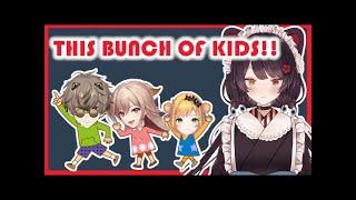 Inui Toko reins in rowdy kids(Alban, Furen, Seffyna) like a pro!【ENG SUB】【Nijisanji EN/JP】