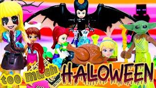 OoooooOOOOooo! It's Too Much Halloween with all the tricks & minidolls  LEGO build compilation