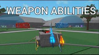 WEAPONS ABILITIES ..  LUCKY BLOCKS Battlegrounds