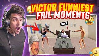 FUNNIEST VICTOR FAIL MOMENTS IN PUBG MOBILE- VICTOR NEXT LEVEL TROLLING MOMENTS