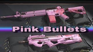 New *PINK BULLETS* Tracer Pack Anime In Modern Warfare!! (The Breakup m4 + Casanova P90)