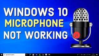 Fix Microphone Not Working on Windows 10