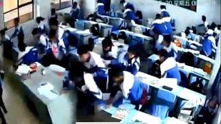 Morning Earthquake Sends School Children Running for Safety