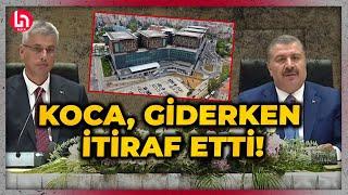 Fahrettin Koca giderayak 'şehir hastaneleri' gerçeğini itiraf etti! "Bütçeye yük olmasını önledik!"