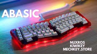 A Great Acrylic Alice- Abasic Custom Mechanical Keyboard Review (Mechkey.Store, Nuxros and KiwiKey)