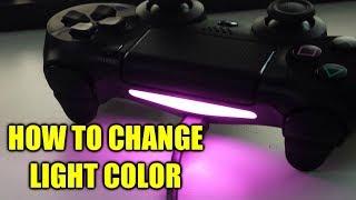 How To Change Color On PS4 Controller Lightbar
