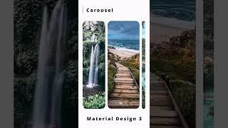 Android Carousel with Material Design 3 #androidstudio #androidtutorials #recyclerview #kotlin