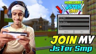 JOIN MY JSTER SMP | PUBLIC SMP FOR PE | IP PORT IN VIDEO |HOW TO JOIN PUBLIC SMP
