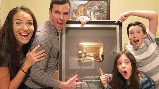 GOLD PLAY BUTTON UNBOXING!