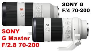 Ultimate Sony Zoom Battle: Sony 70-200 G Master f/2.8 vs Sony 70-200 F4