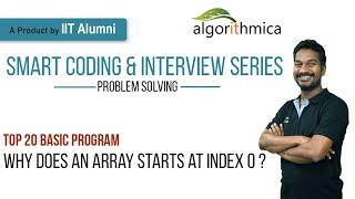 Why does an Array starts at Index 0 ? || Thimma Reddy || Algorithmica